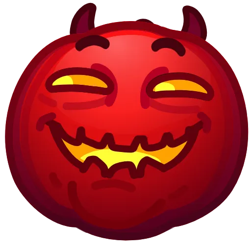 🙂 Эмодзи «Mad Pumpkin» для Telegram