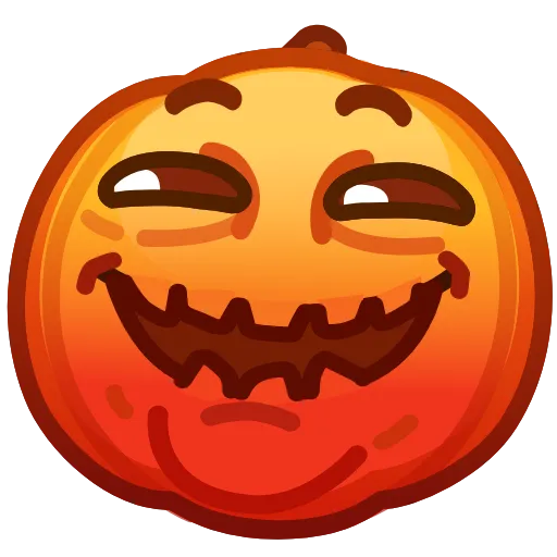 🙂 Эмодзи «Mad Pumpkin» для Telegram