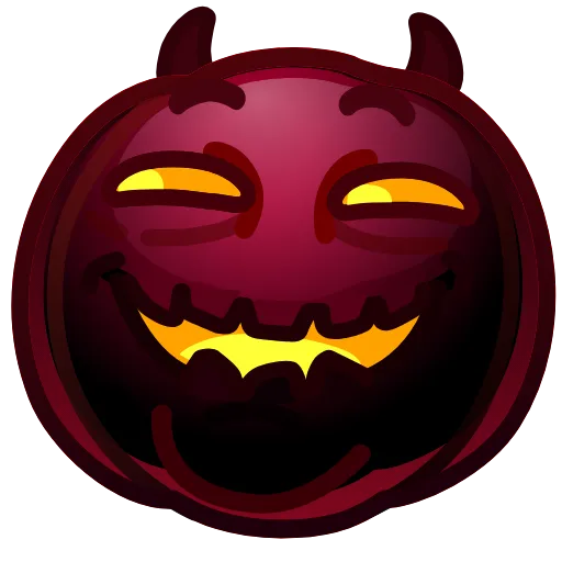 🙂 Эмодзи «Mad Pumpkin» для Telegram