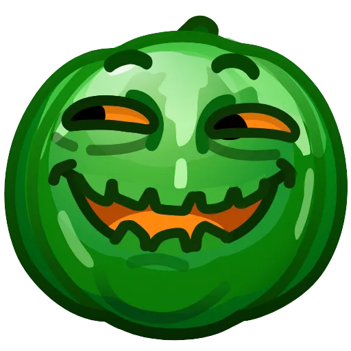 🙂 Эмодзи «Mad Pumpkin» для Telegram