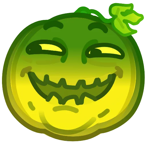 🙂 Эмодзи «Mad Pumpkin» для Telegram