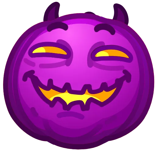 🙂 Эмодзи «Mad Pumpkin» для Telegram