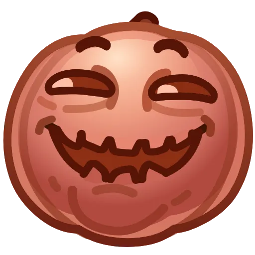 🙂 Эмодзи «Mad Pumpkin» для Telegram