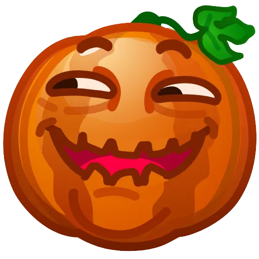 🙂 Эмодзи «Mad Pumpkin» для Telegram