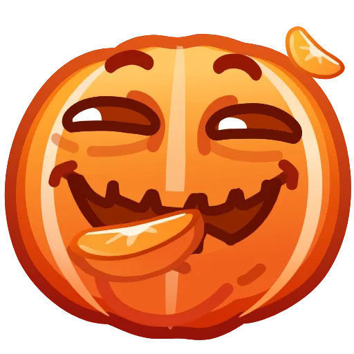🙂 Эмодзи «Mad Pumpkin» для Telegram