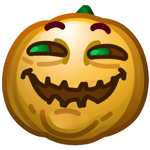 🙂 Эмодзи «Mad Pumpkin» для Telegram