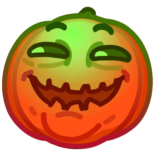 🙂 Эмодзи «Mad Pumpkin» для Telegram