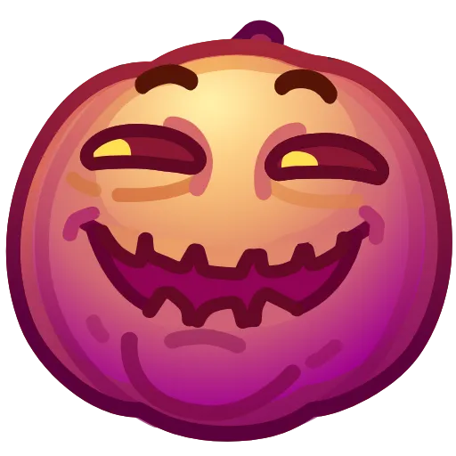 🙂 Эмодзи «Mad Pumpkin» для Telegram