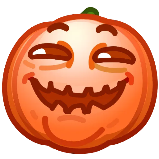 🙂 Эмодзи «Mad Pumpkin» для Telegram