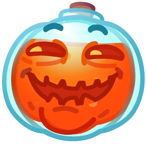 🙂 Эмодзи «Mad Pumpkin» для Telegram