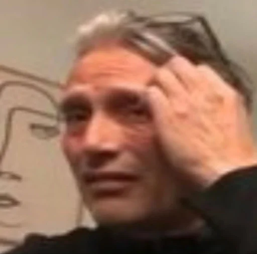 🤨 Стикер «Mads Mikkelsen» для Telegram