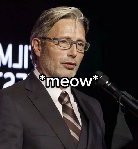 😽 Стикер «Mads Mikkelsen» для Telegram