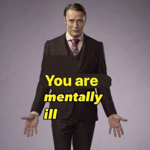 😵‍💫 Стикер «Mads Mikkelsen» для Telegram