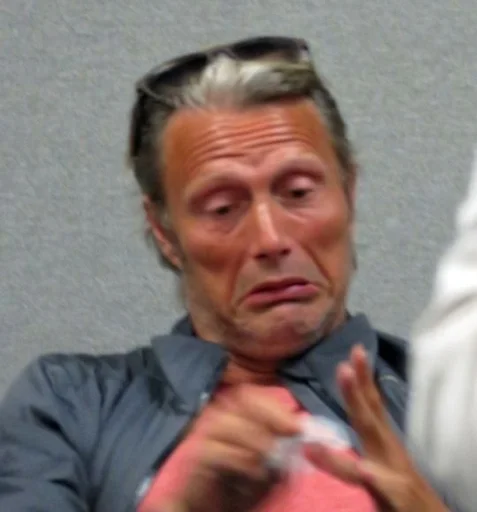 🥴 Стикер «Mads Mikkelsen» для Telegram