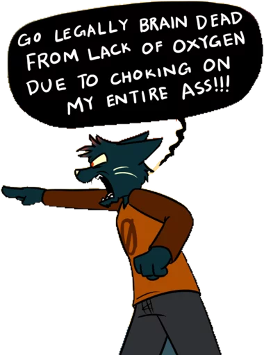 👎 Стикер «Mae Borowski NITW» для Telegram