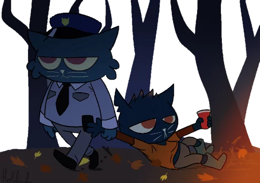 👮 Стикер «Mae Borowski NITW» для Telegram