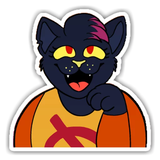 😺 Стикер «Mae Borowski NITW» для Telegram