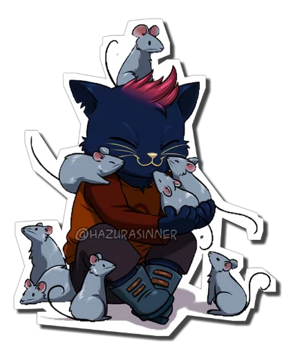 😙 Стикер «Mae Borowski NITW» для Telegram