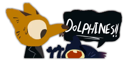 🐬 Стикер «Mae Borowski NITW» для Telegram