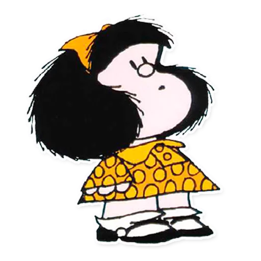 🙄 Стикер «Mafalda Pack» для Telegram