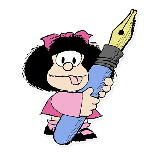 🖊 Стикер «Mafalda Pack» для Telegram