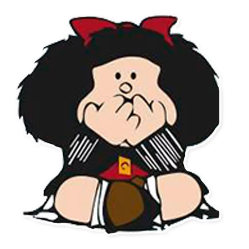 🙊 Стикер «Mafalda Pack» для Telegram