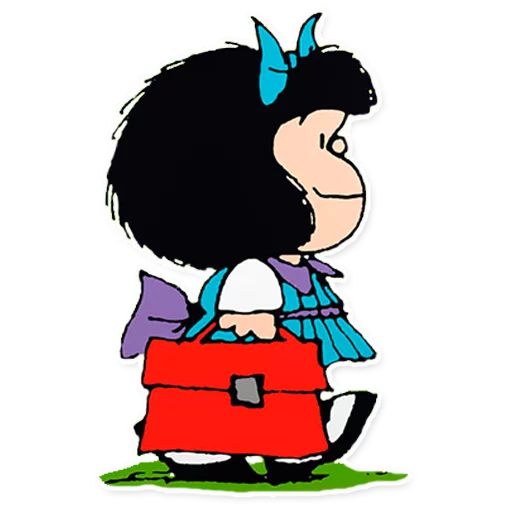 🚶‍♀️ Стикер «Mafalda Pack» для Telegram