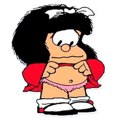 🍔 Стикер «Mafalda Pack» для Telegram