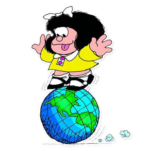 👑 Стикер «Mafalda Pack» для Telegram
