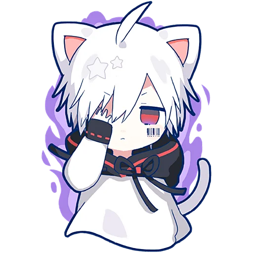 👁 Стикер «Мафу котик 2» для Telegram