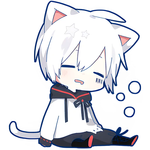 😴 Стикер «Мафу котик» для Telegram