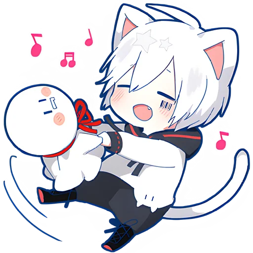 😊 Стикер «Мафу котик» для Telegram