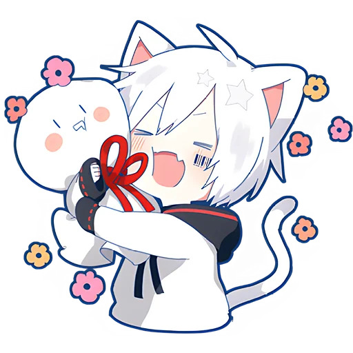 🥳 Стикер «Мафу котик» для Telegram