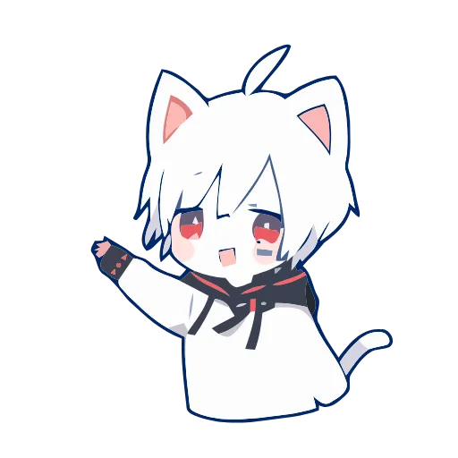👌 Стикер «Mafumafu cat» для Telegram