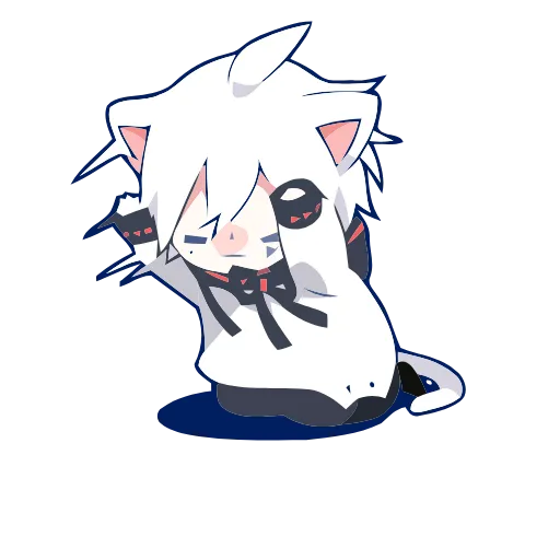 🙏 Стикер «Mafumafu cat» для Telegram