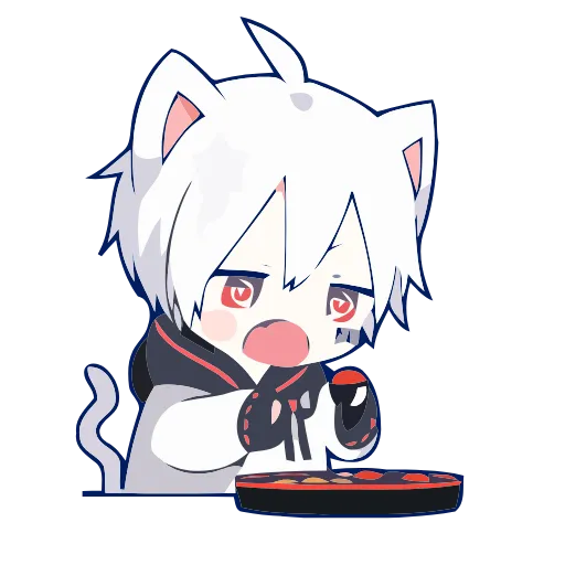 🍛 Стикер «Mafumafu cat» для Telegram