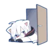Стикер 10 Mafumafu cat emoji