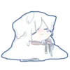Стикер 8 Mafumafu cat emoji
