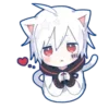 Стикер 26 Mafumafu cat emoji