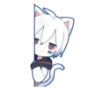 Стикер 29 Mafumafu cat emoji