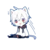 Стикер 23 Mafumafu cat emoji