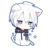 Стикер 16 Mafumafu cat emoji