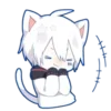 Стикер 11 Mafumafu cat emoji