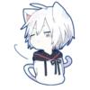 Стикер 18 Mafumafu cat emoji