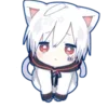 Стикер 19 Mafumafu cat emoji