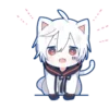 Стикер 22 Mafumafu cat emoji