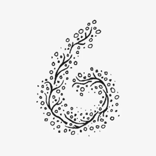6️⃣ Стикер «Numbers and magic» для Telegram