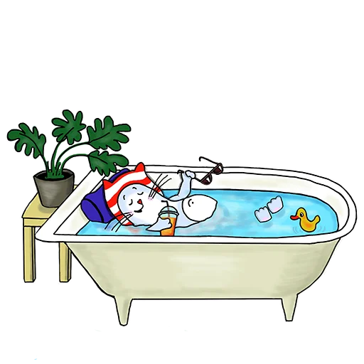 🛀 Стикер «Magic Cat» для Telegram