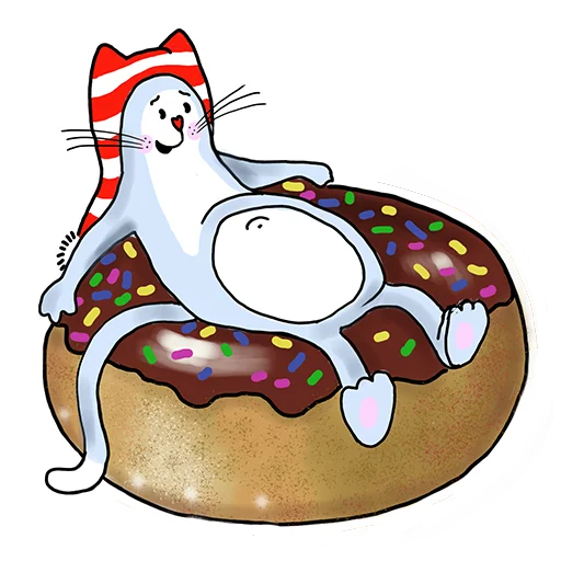 🍩 Стикер «Magic Cat» для Telegram