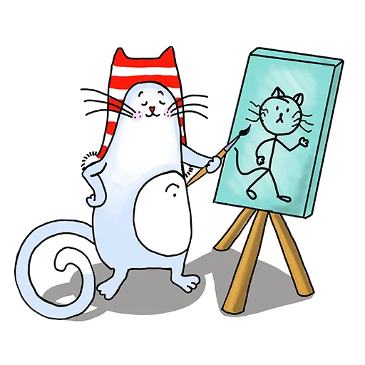✏️ Стикер «Magic Cat» для Telegram